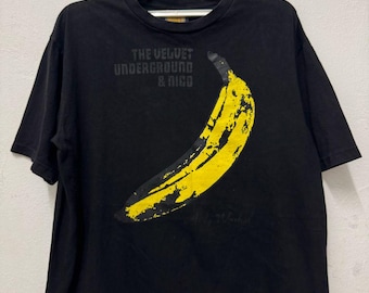 ヴェルヴェット・アンダーグラウンド＆ニコTシャツ：レトロな60年代風
