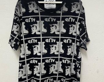 Boy London Photo Album Keith Haring tee / Punk Brand T Shirt / Pop Art Tee Keith Haring / Men Women Tee / Size L