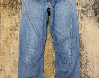 Vintage Levis Enginnering Blue  Jeans / Denim Jeans / Streetwear Hard Wear Jeans / Size 30