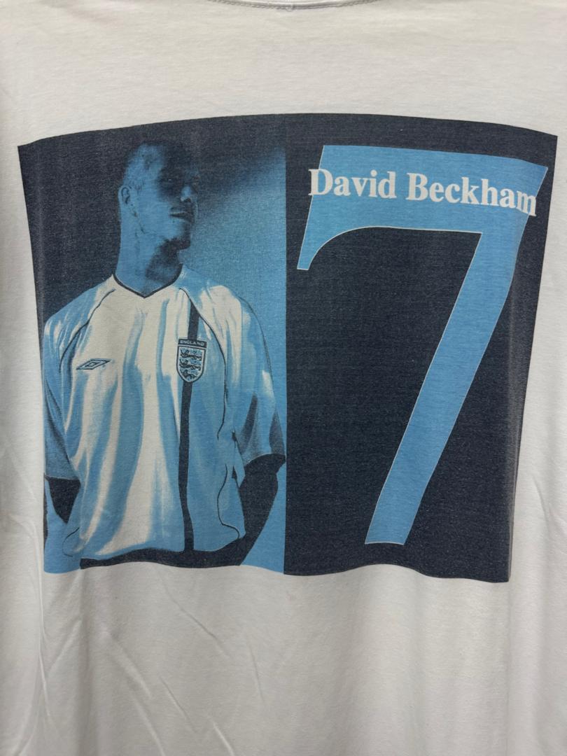 ヴィンテージ デビッド・ベッカム No.7 フォトシュート T シャツ