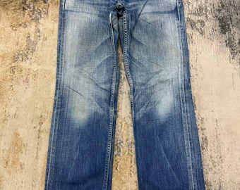 Vintage 90's 501 Levis Jeans / Denim Levis Trouser / Distressed Levis 501 Button / Levis Size 30