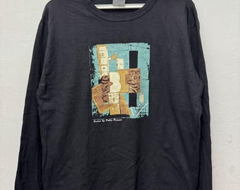 Vintage 90's Picasso Art Tee / Modern Art Tee / Poster Pop artwork / Photography T shirt / Size M