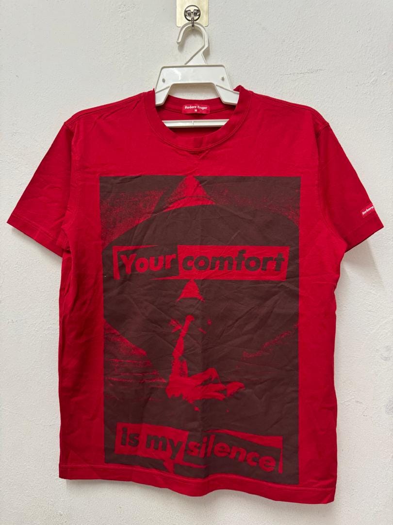 ヴィンテージ 00年代 バーバラ・クルーガー アートワーク Tシャツ