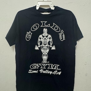 Vintage Gold&#39;s Gym Simi Valley CA Legends / Gym shirt / Arnold Schwarzenegger / Sergio Olivie / Bodybuilder Shirt / Made in USA Size M