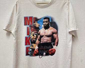 マイク・タイソン シグネチャー Tシャツ：ヴィンテージ ボクシング