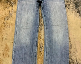 Vintage 90's 501 Levis Jeans / Denim Levis Trouser / Distressed Levis 501 Button / Levis Size 30