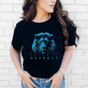 Detroit Lions City View Unisex Jersey Short Sleeve Tee