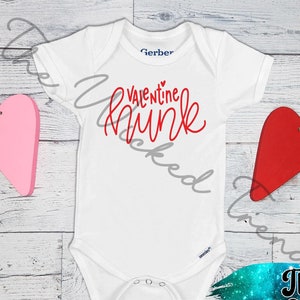 Valentine&#39;s Day Outfit Gerber Baby Onesie© Valentines Day Shirt Valentine&#39;s Hunk Baby Boy Outfit New Baby Shower Gift
