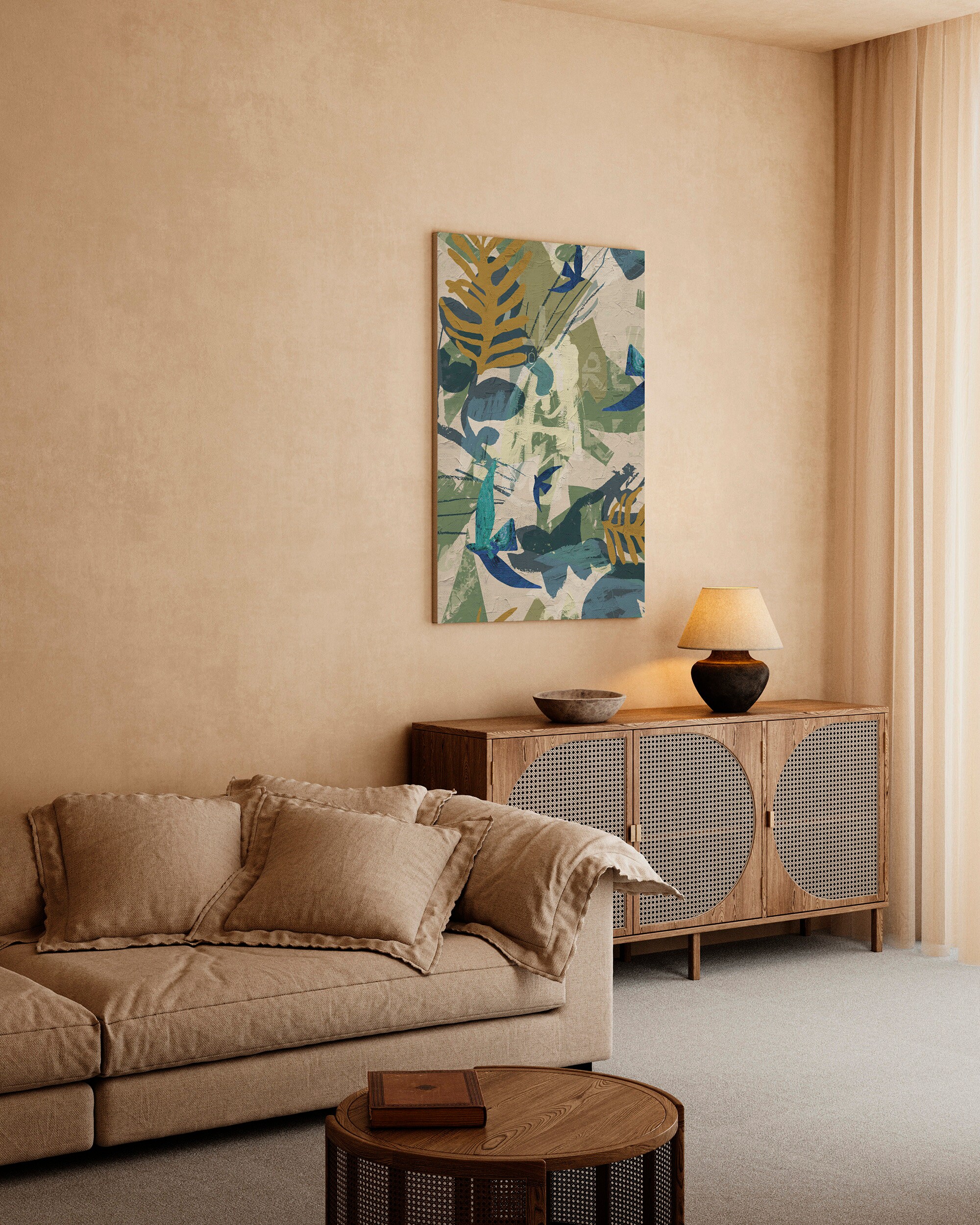 Printable Abstract Art, Large Abstract Art, Instant Download Art, Abstract Botanical Art,modern ...