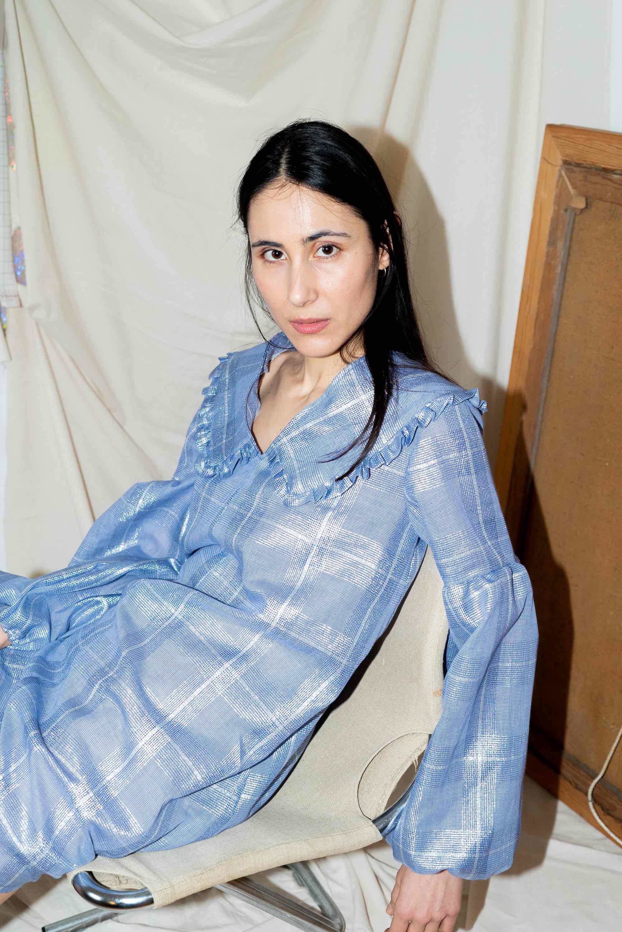 TRAPEZE Dress X LANTERN Sleeve X PEGGY Collar Pdf Sewing