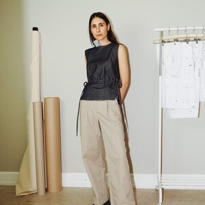 how to wear tie waist blouse