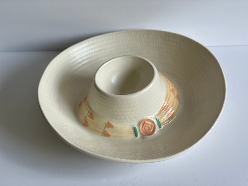 Treasure Craft Sombrero Hat Shaped Chip and Dip Bowl Circa Etsy