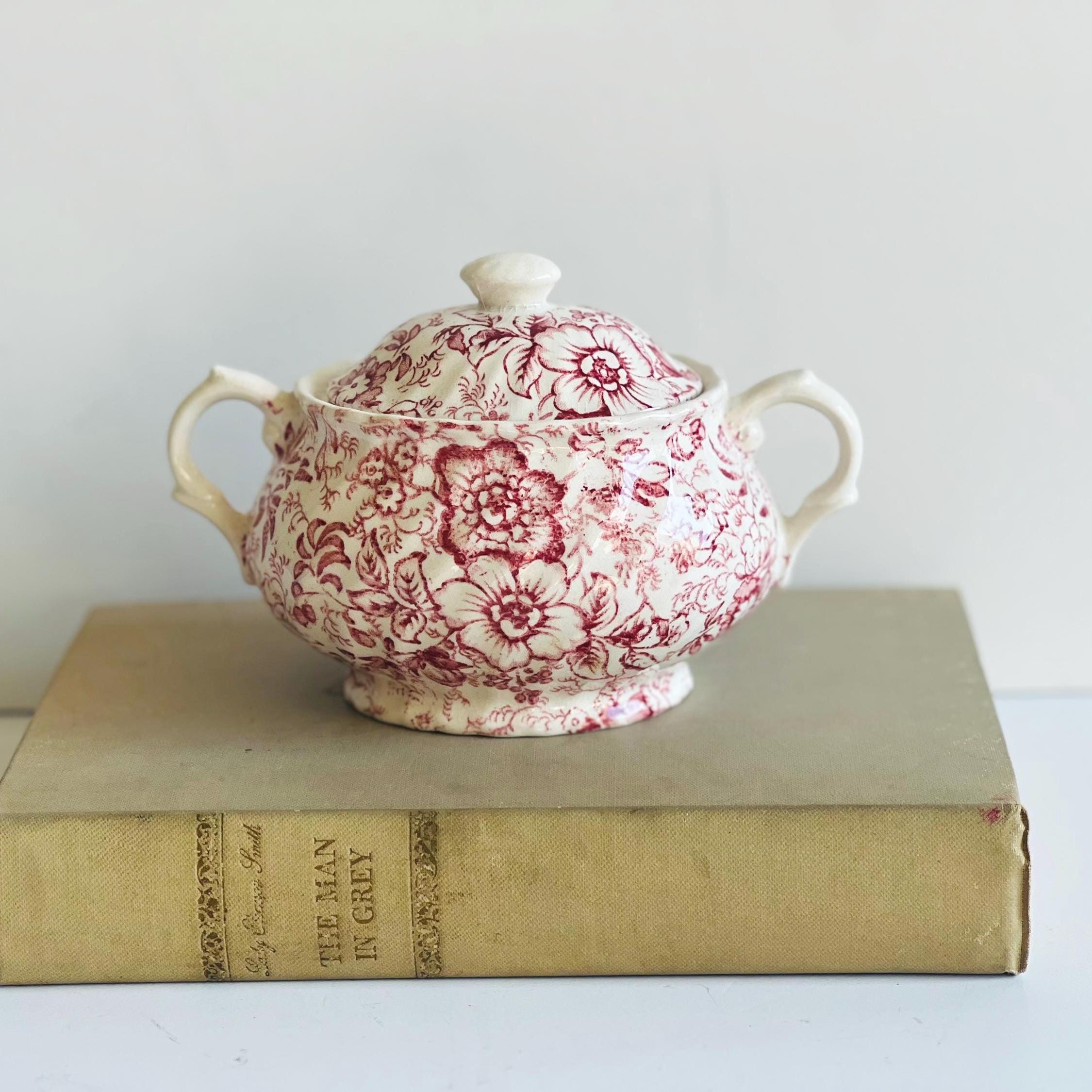 James Kent Old Foley Staffordshire Lidded Sugar Bowl 18th Century