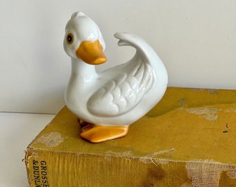 Vintage Homco Ceramic Duck Figurine #1414