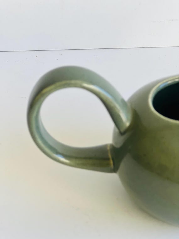 Vintage Russel Wright Creamer, Cedar Green, American Modern Line