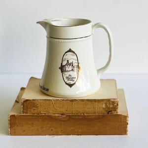 Vintage Glenfiddich Ceramic Whiskey Pitcher Advertising Whiskey Water Jug Whiskey Memorabilia Barware Collector