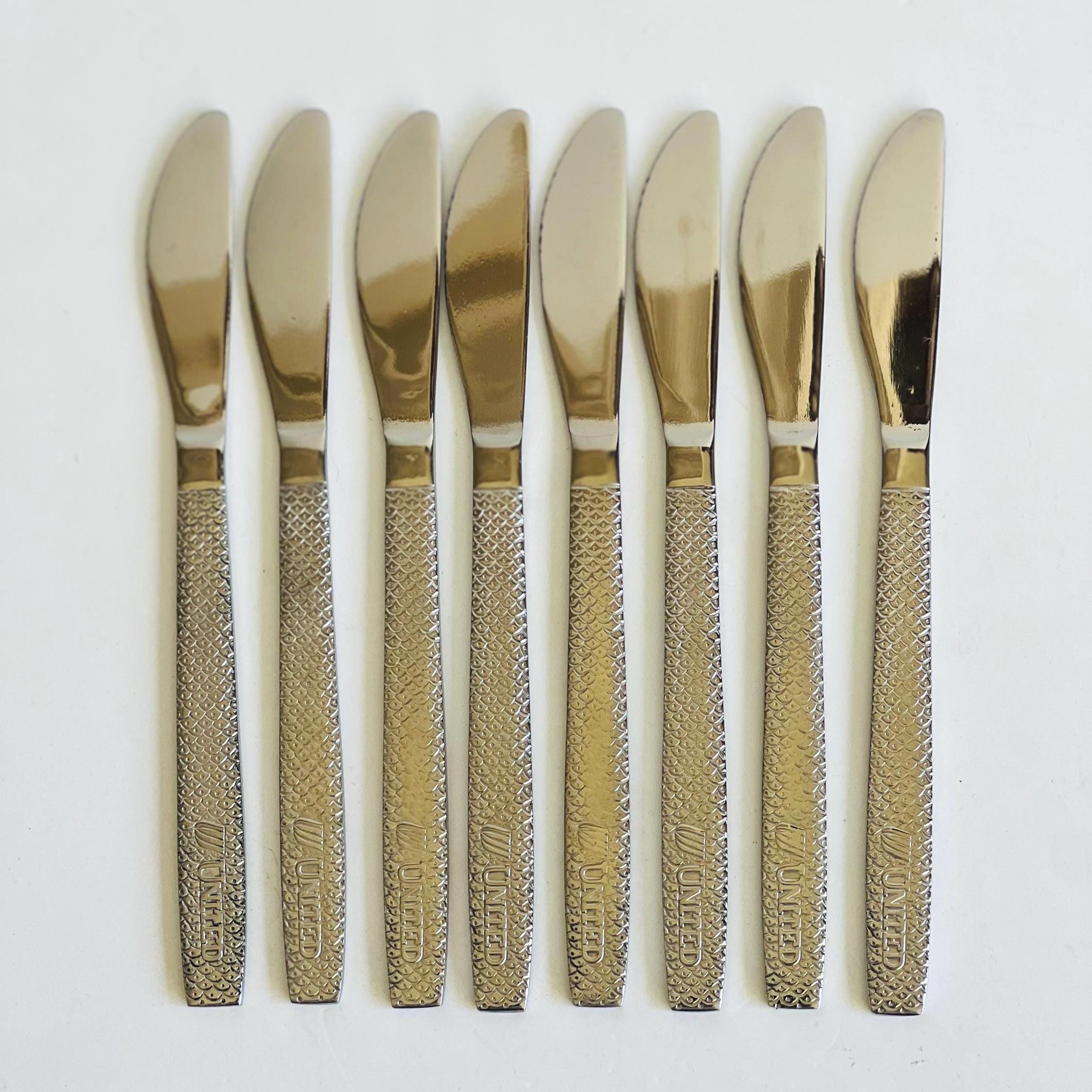 Vintage United Airlines Logo Knives, Airline Memorabilia