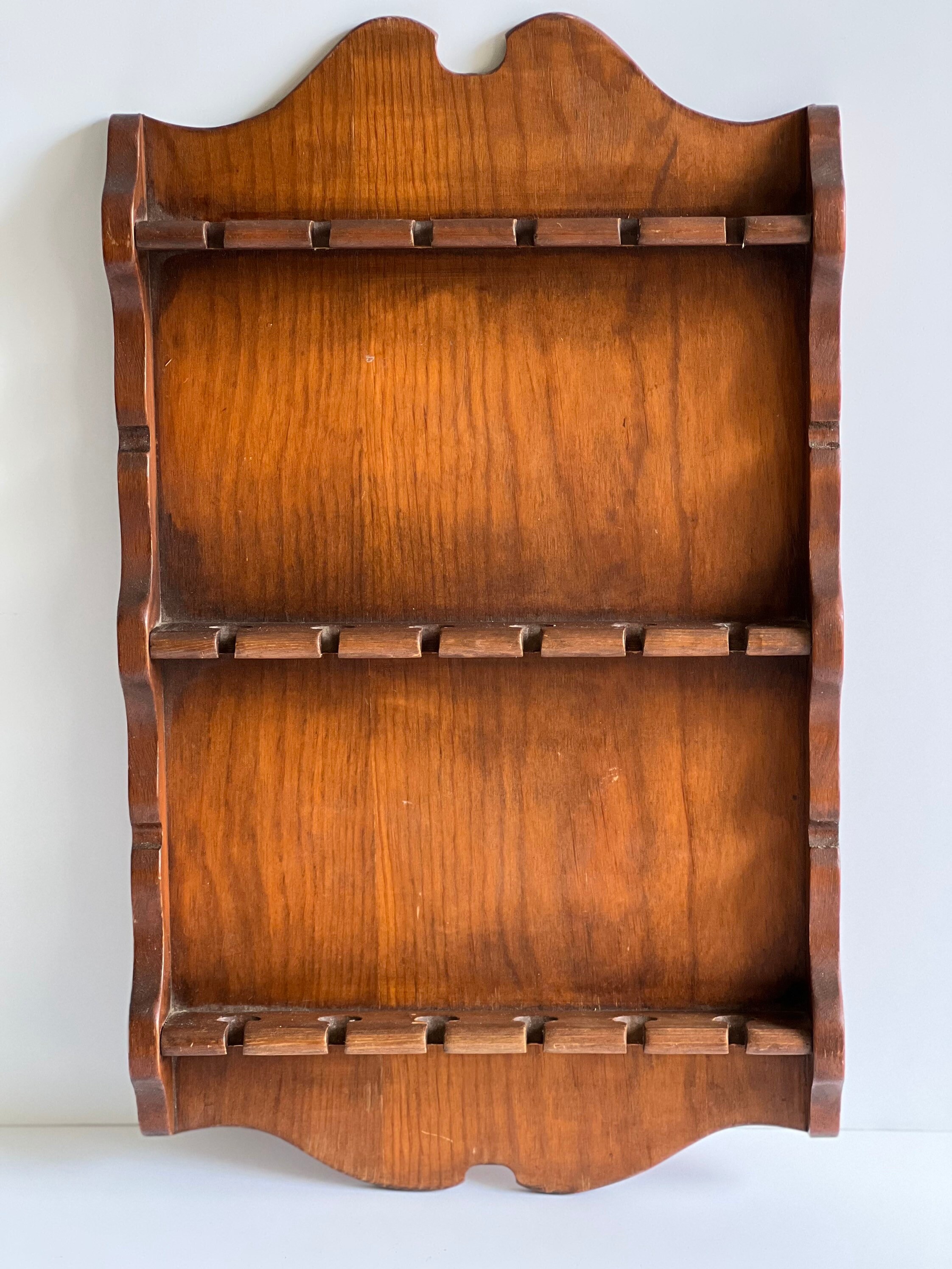 Wood Spoon Rack Holder Jewelry Display Retro Wall Decor Etsy