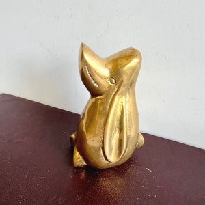 Vintage Brass Long Eared Hound Dog Figurine Brass Paperweight Desk Home Decor Coffee Table Styling