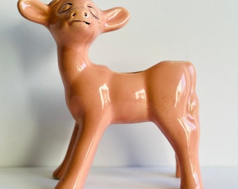 Vintage Baby Calf Pink Planter McCoy Pottery