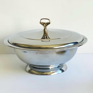 Vintage Kromex Lidded Serving Dish