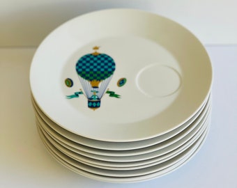 Mid Century Georges Briard Snack Plates Set of 11