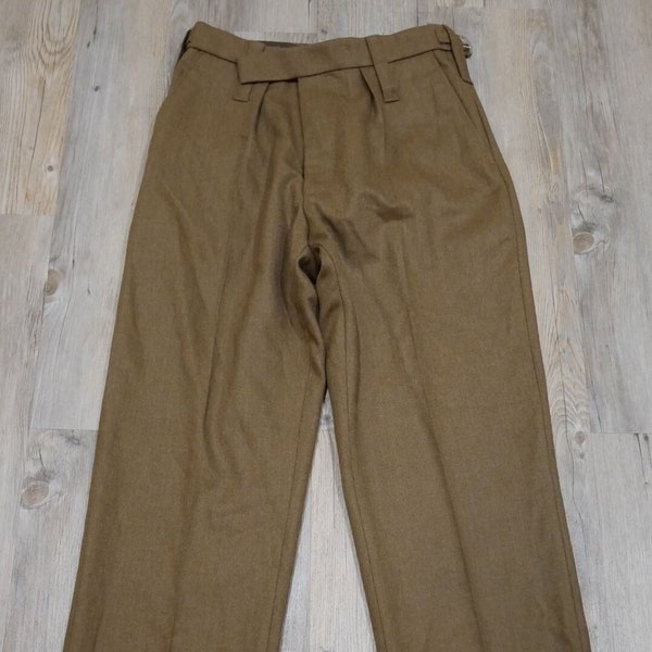 British brown 100% wool, parade trousers