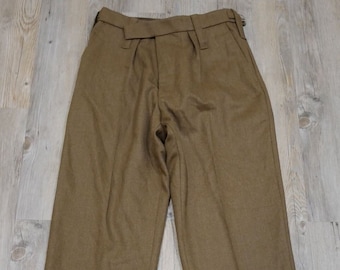 British brown 100% wool, parade trousers