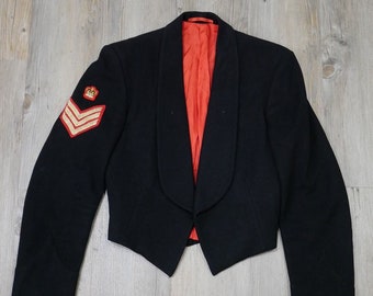 Black and red infantry jacket