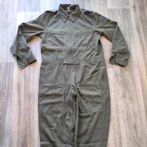 Combinaison De Camouflage Vintage Oak Années 80, Isolée, Zip à La Jambe, Homme S/M