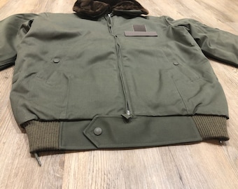 French Air Force Cold Wearther Jacket With Fur Collar, New