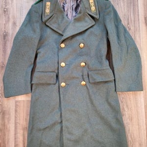 Military wool coat