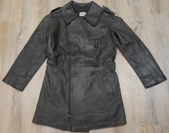 フランス レザージャケット ビンテージ 40s 50s 60s カーコート