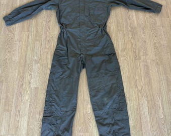 Mono militar austriaco Anzug03 Kaz 03 – Tejido antidesgarro verde oliva – Ropa táctica vintage