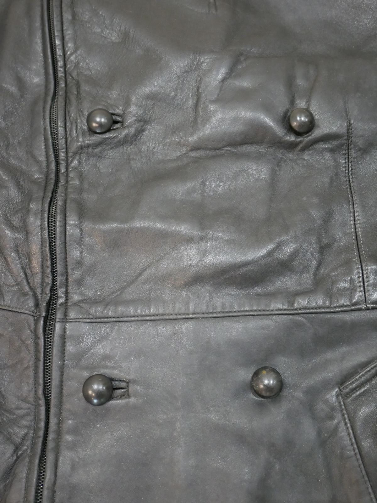 1950s French Army Leather Motorcycle Jacket - Etsy