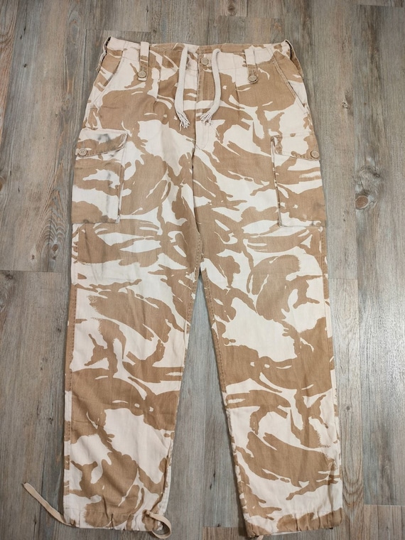 Pantalon Cargo Homme Randonnée - Tissu Ripstop Extensible, 8 Poches, Taille élastique, Camouflage Militaire