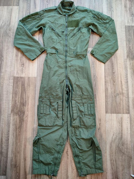 British Army Technical Green Coverall in Nomex/kevlar – Vintage