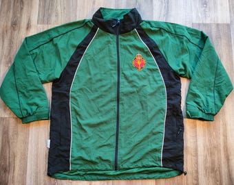 Chaqueta militar de la Guardia Real Británica de Dragones - Cremallera - Bordado de regimiento