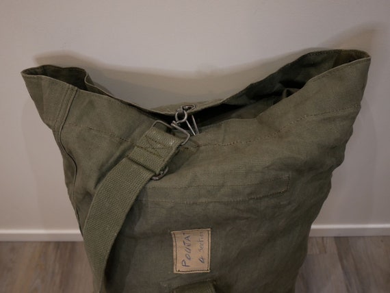 French Army Duffel bag Remake Bag 再構築 F5 French Army Duffel bag Remake Bag 再構築 F5