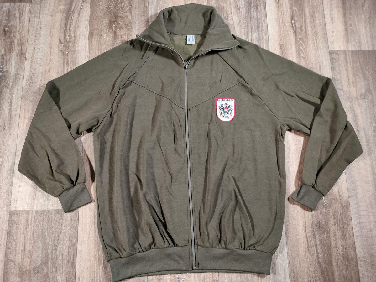トップス OVY Euro Military Track Jacket Austrian Military Tracksuit Jacket – Zip-up, Khaki, Bundesheer