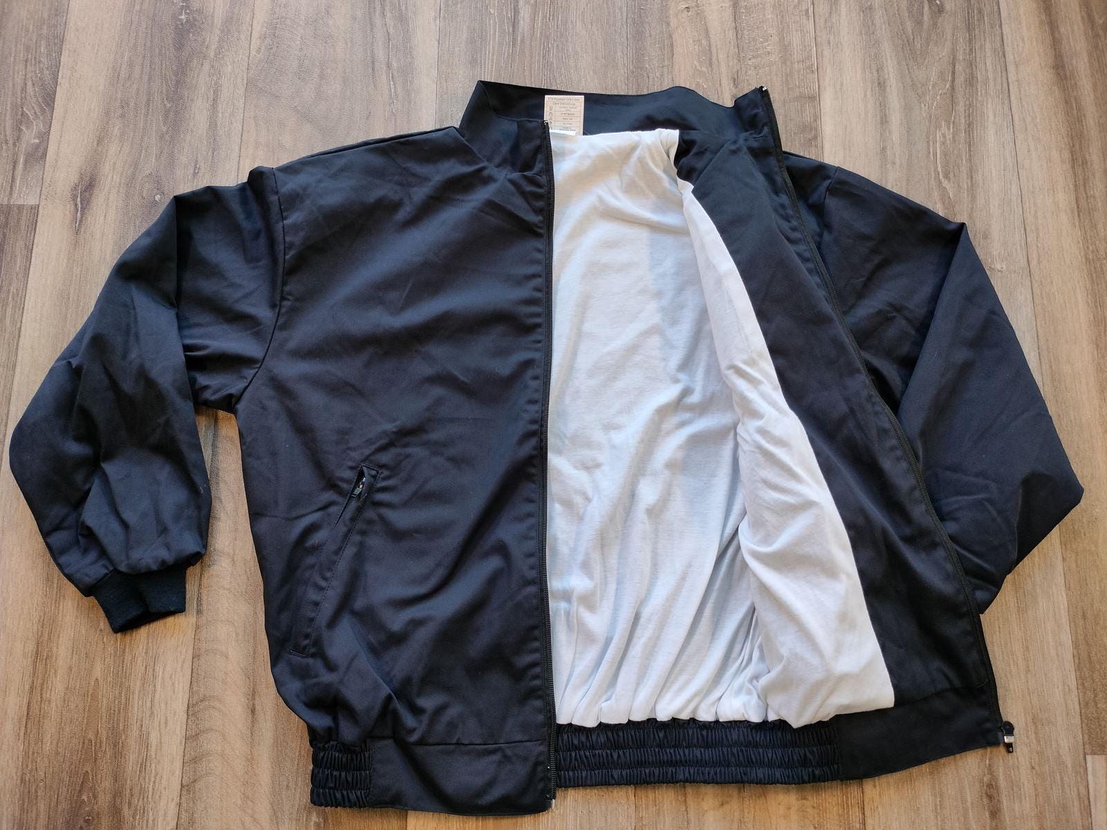 Vintage Navy British PTI Tri-service Military Track Jacket Authentic