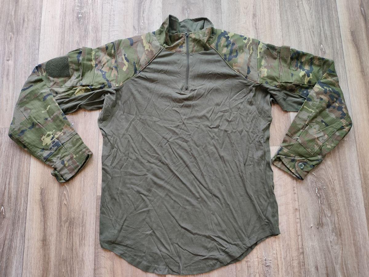 UBAS Spanish - Camouflage Tactical Combat Shirt, Spain Army Surplus, Airsoft, Bushcraft, Hiking