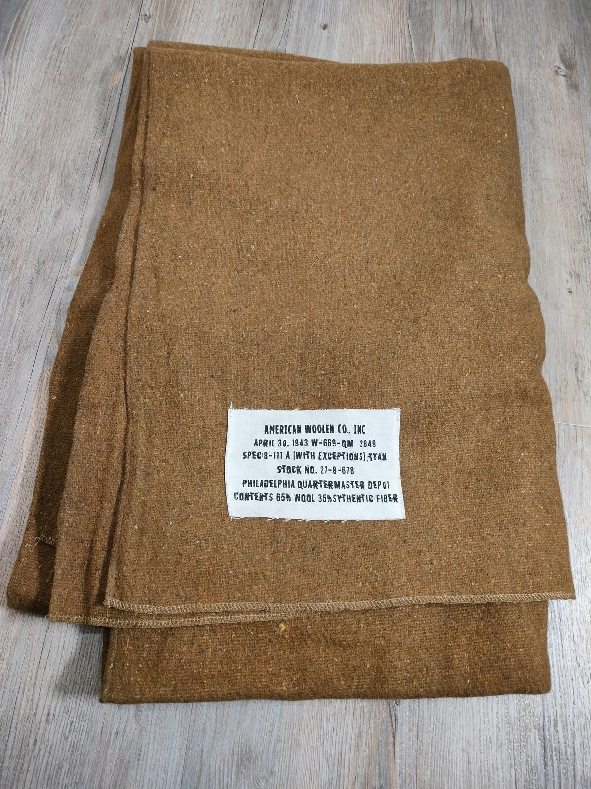 Vintage Us Military Wool Blanket - Etsy