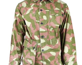 Original Finnish Army M62 camouflage reversible uniform snow forest suit jacket T54