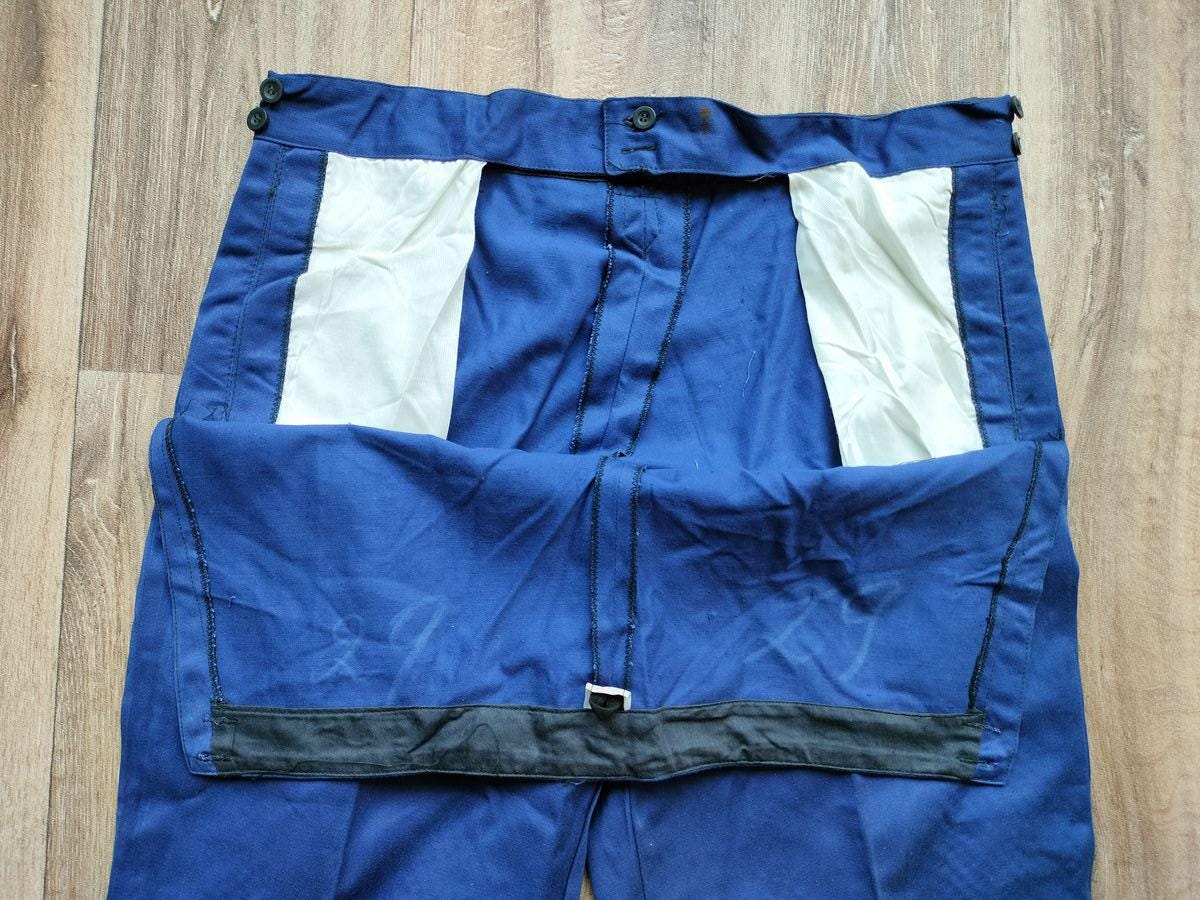 Pantalon Ancien Pompier Homme Pure Laine - Bleu Marine, Petite Taille, Occasion