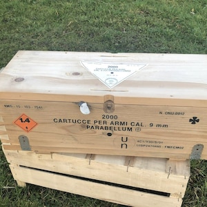 Military wooden box