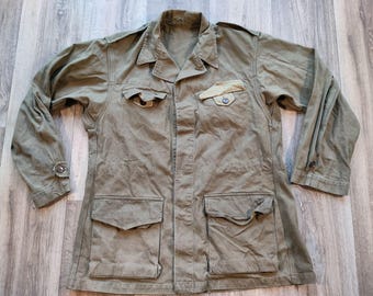 French Army M47 Field Jacket | Olive Green Fatigue Military (size