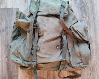 1990年代のヴィンテージミリタリーバックパック | フランス軍リュック