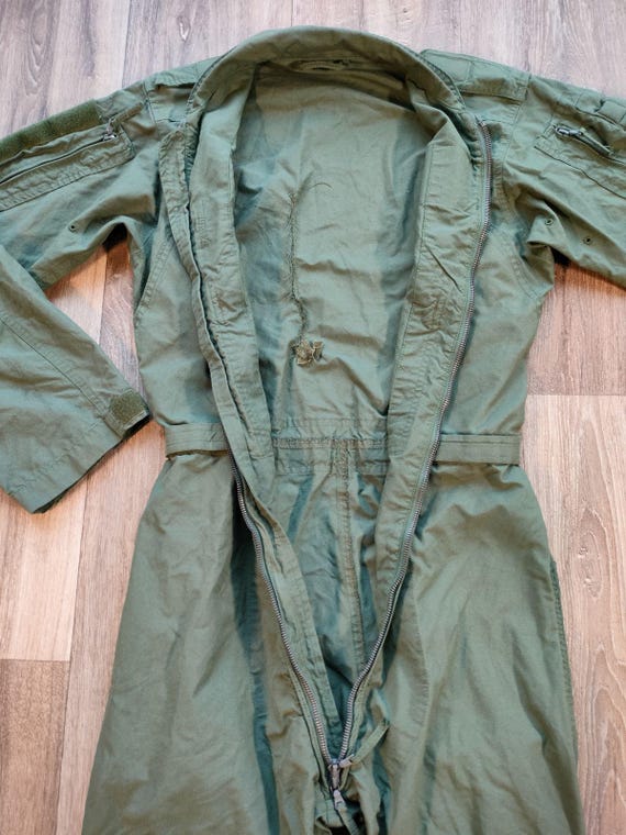 British Army Technical Green Coverall in Nomex/kevlar – Vintage