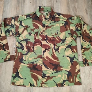 camouflage jacket.